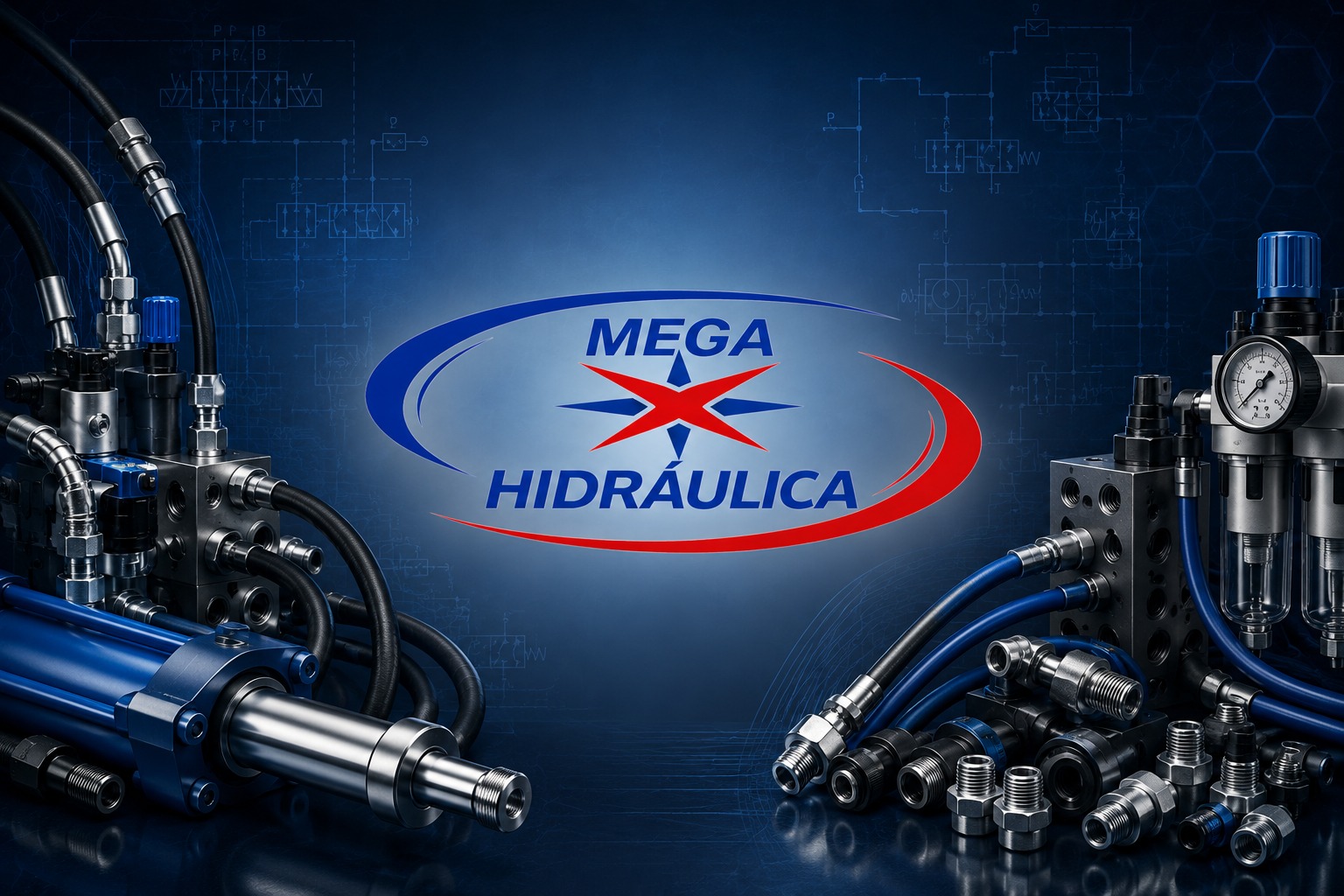 Componentes hidráulicos Mega Hidráulica